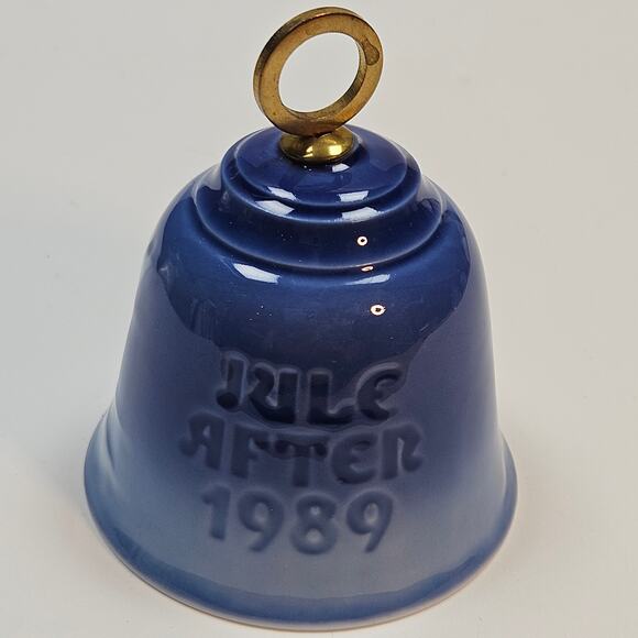 VTG Bing Grondahl 1980 83 84 89 Porcelain Christmas Bells  Copenhagen Denmark 3" - Picture 5 of 9